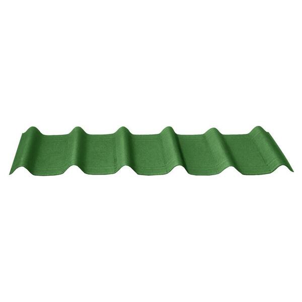 Onduvilla 42 in. x 16 in. x 1.6 in. Forest Green Asphalt Architectural Shingles(33.33 sq.ft.per Bundle) (10 Pieces)