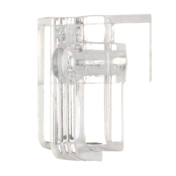 4 Sets Plastic Mirror Holders Clear