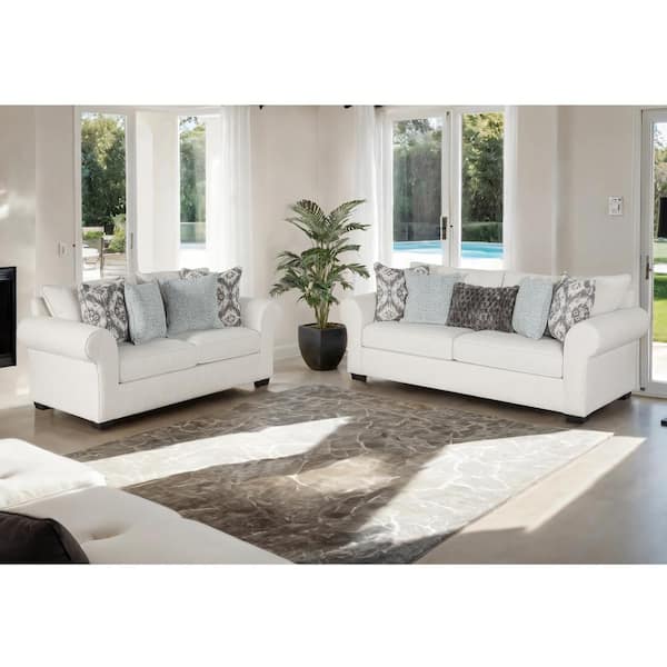 Furniture of America Noel 2-Piece Dark Cherry and Light