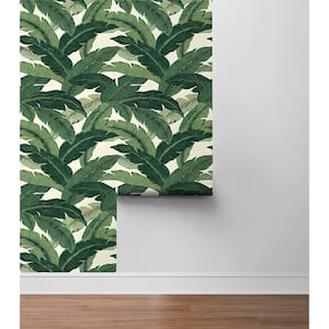 Swaying Palms Aloe Vinyl Peel and Stick Wallpaper Roll (Covers 30.75 sq. ft.)