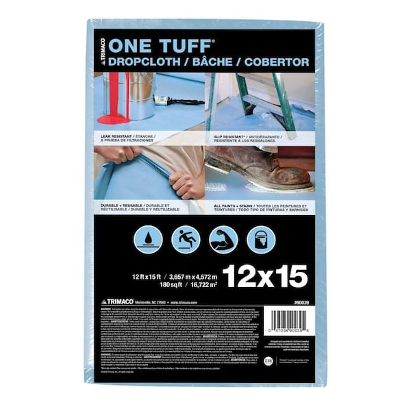 One Tuff 12 ft. x 15 ft. Professional Grade Drop Cloth