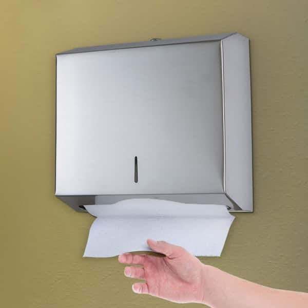 DISCONTINUED: Stainless Steel Paper Towel Dispenser with Slip-Resistant  Base – Alpine