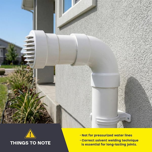 klow bend 3 in. x 4 in. White PVC DWV Closet Bend Reducing Elbow, Hub x Hub Fitting for Toilet Waste Connection, (10 Pack) Supply Giant