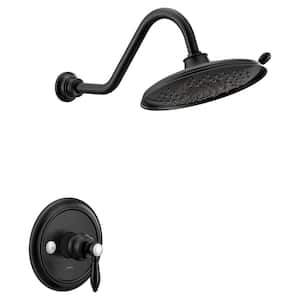 Weymouth M-CORE 3-Series 1-Handle Shower Trim Kit in Matte Black (Valve Sold Separately)