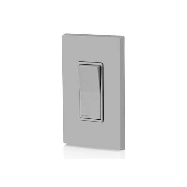 15 Amp Single-Pole Weather-Resistant Decora Switch, Gray W5601-GY