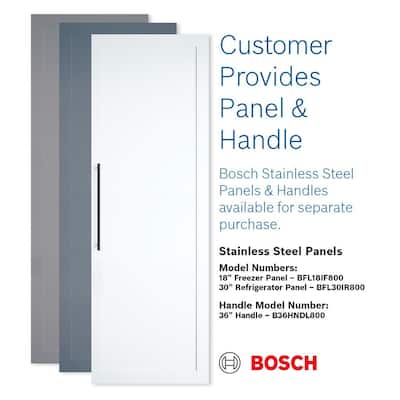 Benchmark Series 30 in. W 16.8 cu. ft. Built-In Smart Freezerless Refrigerator, Custom Panel Ready, Counter Depth