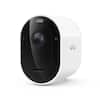 Arlo Pro Battery Operated Outdoor Security Camera 2K (6th Gen) with 2K HDR and 160 Field of View-1 Pack, White VMC4070P-100NAS
