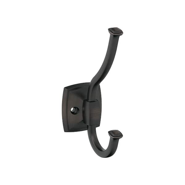 Amerock Kinsale 5-1/4 in. L Oil Rubbed Bronze Double Prong Wall Hook  H37002ORB - The Home Depot
