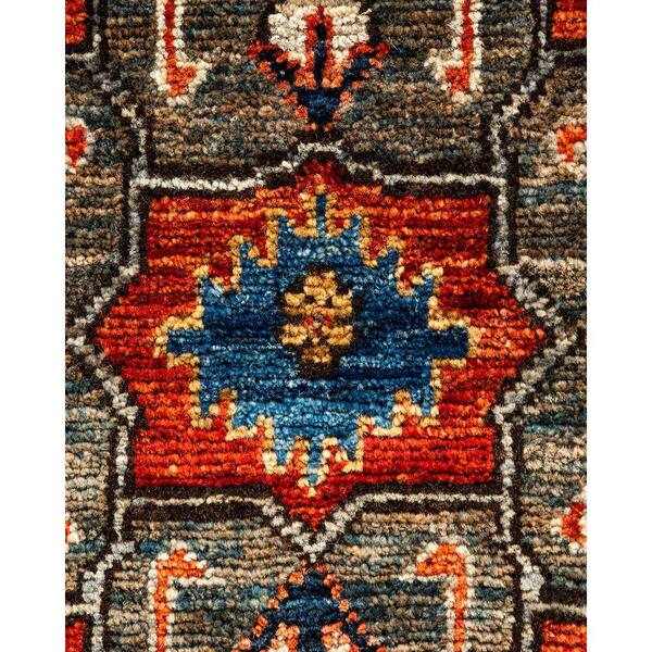 Hand Knotted Wool Area Rug Serapi Tribal Area Rug 5' 9 x 8' 11