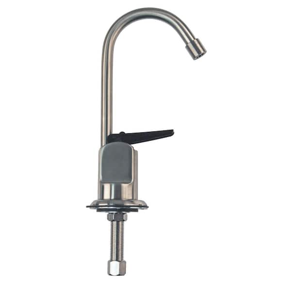 Westbrass 6 in. Touch-Flo Style Pure Cold Water Dispenser Faucet, Satin Nickel