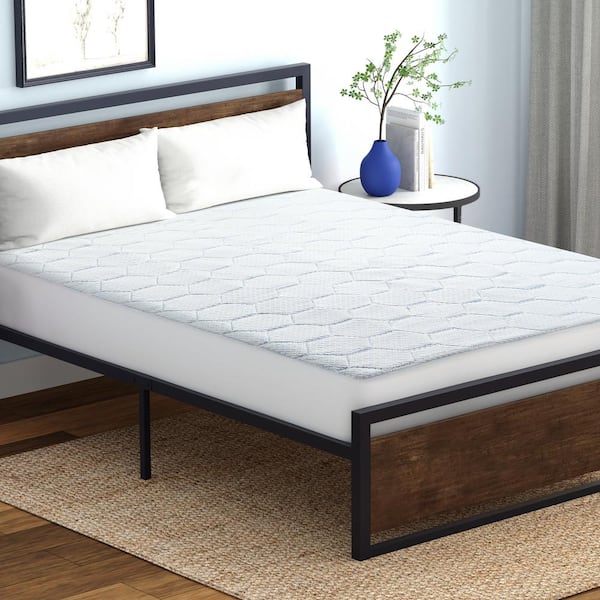 Twin Cooling Quilted Memory Foam Mattress Pad