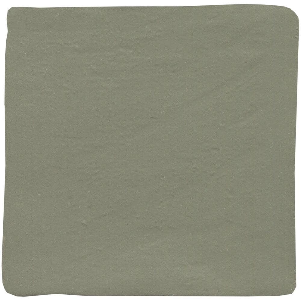 Hues Kale 3.92 in. x 3.92 in. Matte Ceramic Floor and Wall Tile (5.99 sq. f