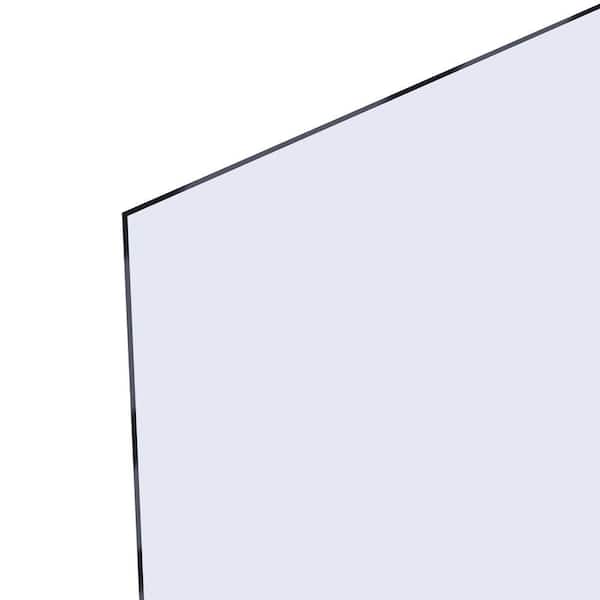 OPTIX 48 in. x 96 in. x 0.118 in. Clear Acrylic Sheet 1AG1496A The Home Depot