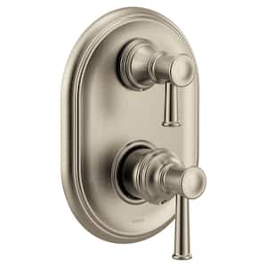 Belfield M-CORE 3-Series 2-Handle Shower Trim Kit with Integrated Transfer Valve in Brushed Nickel (Valve Not Included)