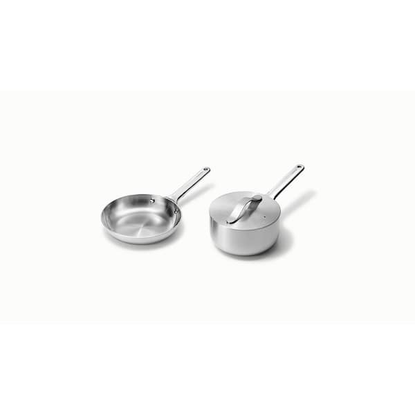 Mini Fry Pan and Mini Sauce Pan Duo Stainless Steel
