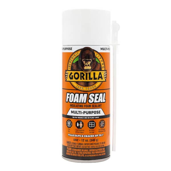 Gorilla 12 oz. Multi-Purpose Insulating Spray Foam Sealant (12-Pack)