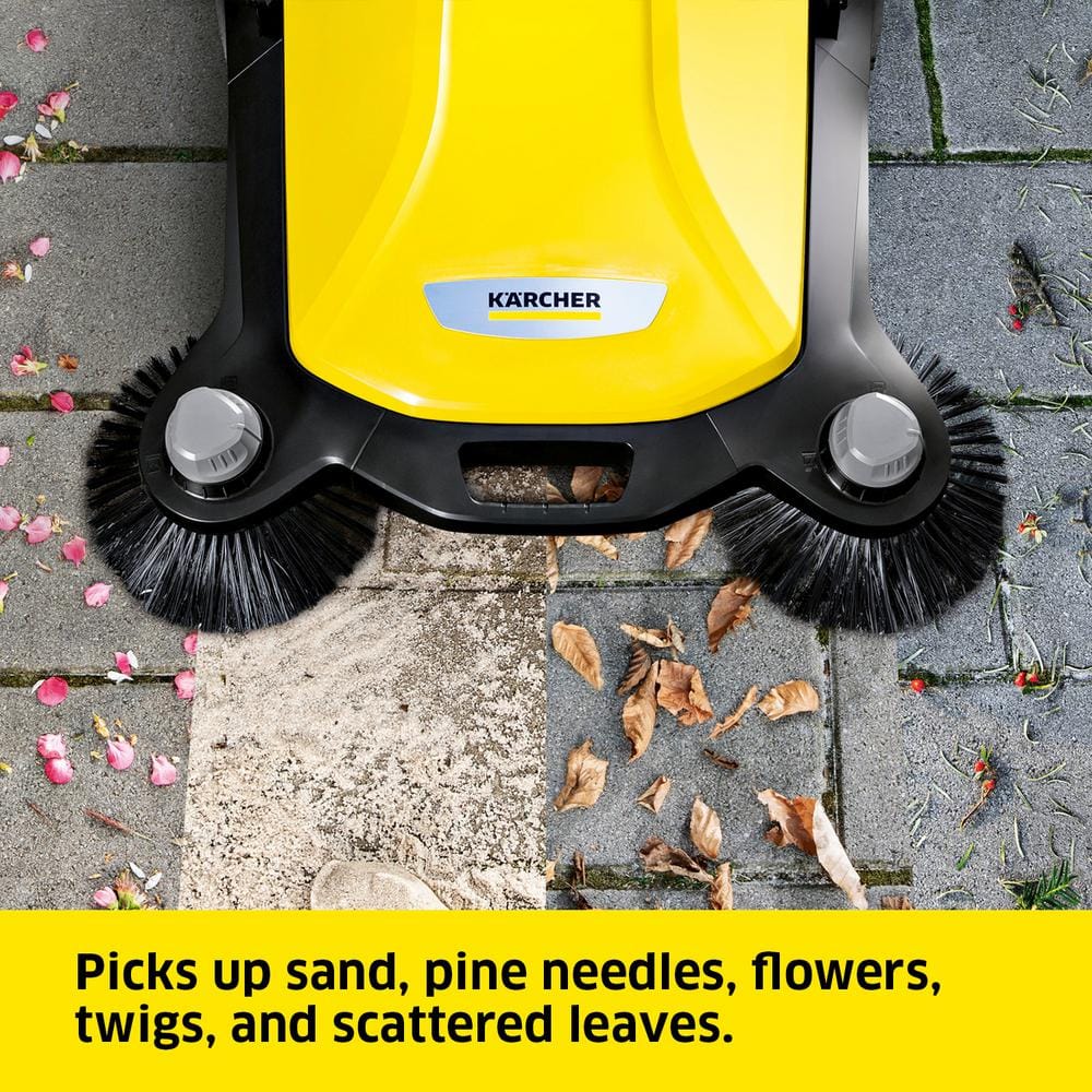 Kärcher S 6 Twin Yellow Cordless Walk-Behind Floor Sweeper
