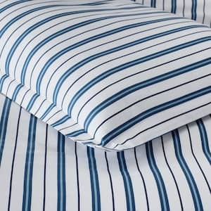 Company Kids Vertical Stripes Organic Cotton Percale Pillowcases (Set of 2)