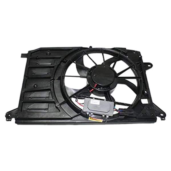 TYC Dual Radiator and Condenser Fan Assembly