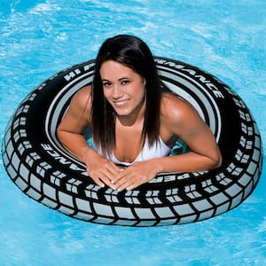 Inflatable 36 in. Giant Tire Tubes For Swimming Pool/Lake/Ocean (2-Pack)