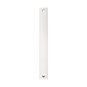 4 in. Matte White Steel Extension Downrod