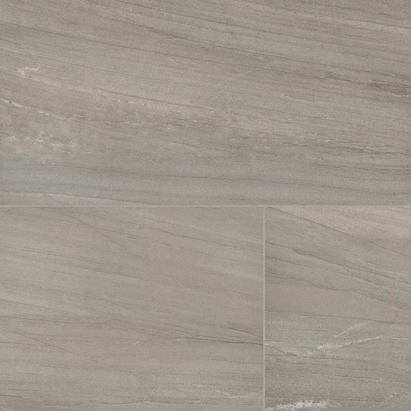 MSI Malvera Gray 24 in. x 48 in. Lapato Porcelain Travertine Look Floor and Wall Tile (565.56 sq. ft./Pallet)