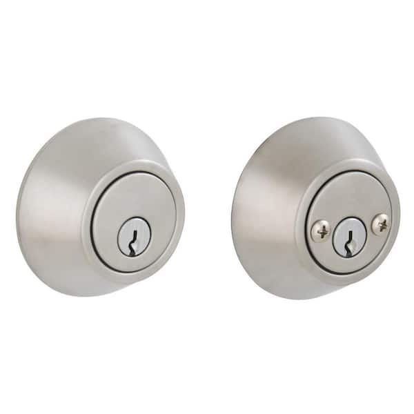 ESSENTIALS by Schlage Morrow Stainless Steel Keyed Entry Door