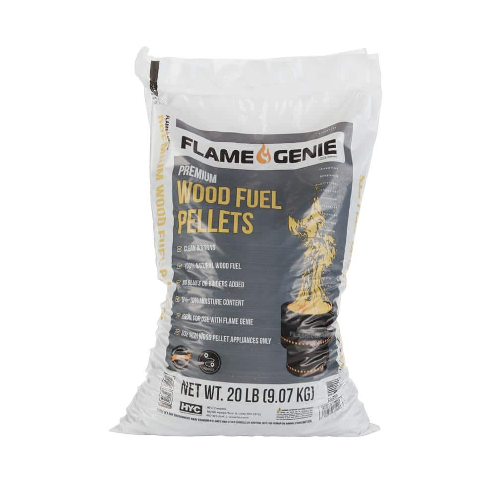 HY-C Flame Genie Premium Wood Pellets FG-P20 - The Home Depot