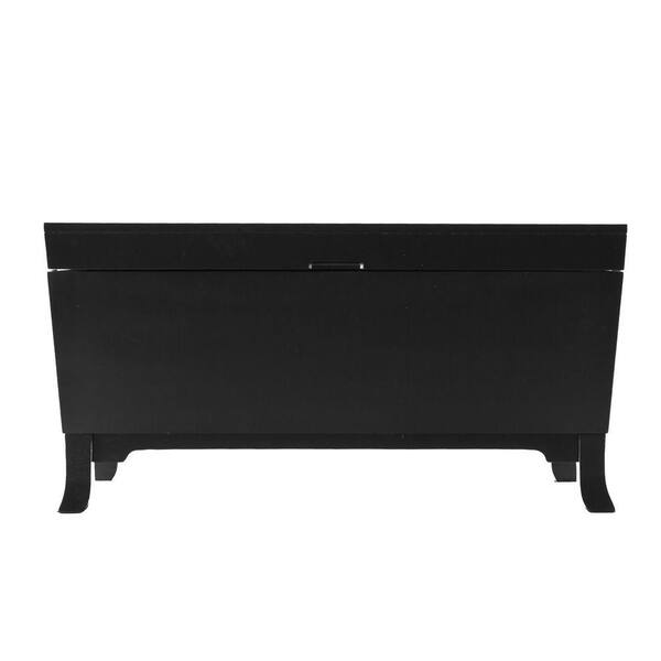 Southern Enterprises Rectangular Black Coffee Table-DISCONTINUED