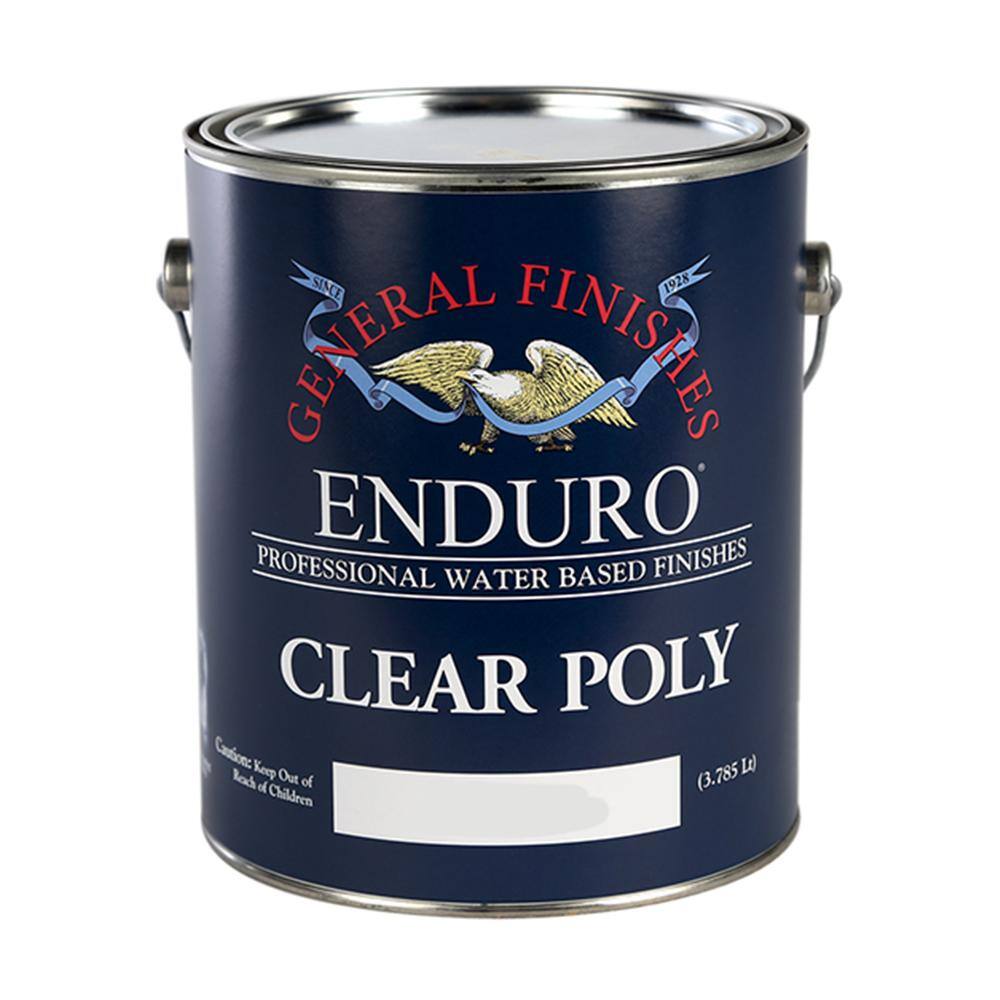 General Finishes 5Ga. Satin Enduro Clear Poly Interior TopcoatGF.5PS The Home Depot