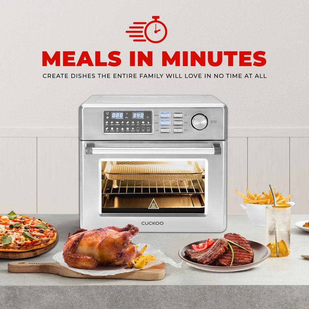 CUCKOO 27.5qt Stainless Steel Countertop Air Fryer Oven