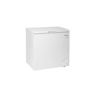 32.56 in. 7.0 cu. ft. Manual Defrost Square Model Chest Freezer with ENERGY STAR in White Garage Ready