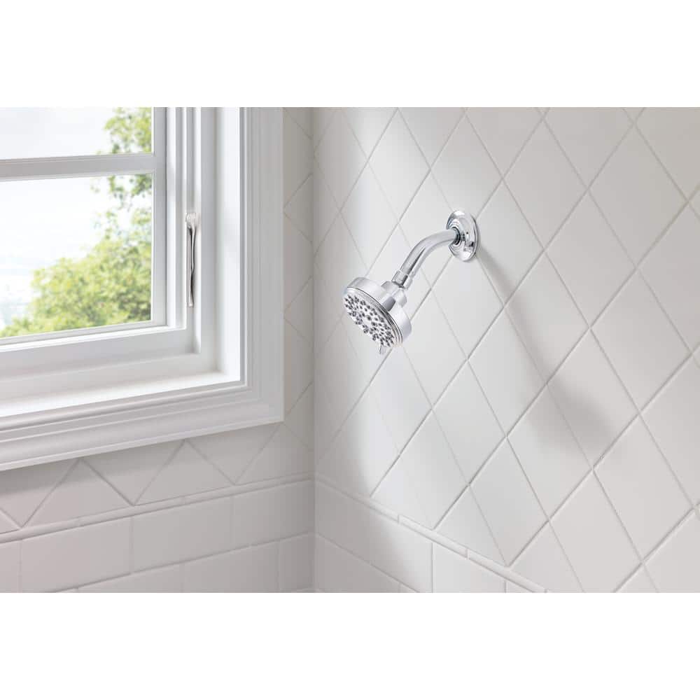 Ignite Chrome Five-Function Wall Mounted Shower Head
