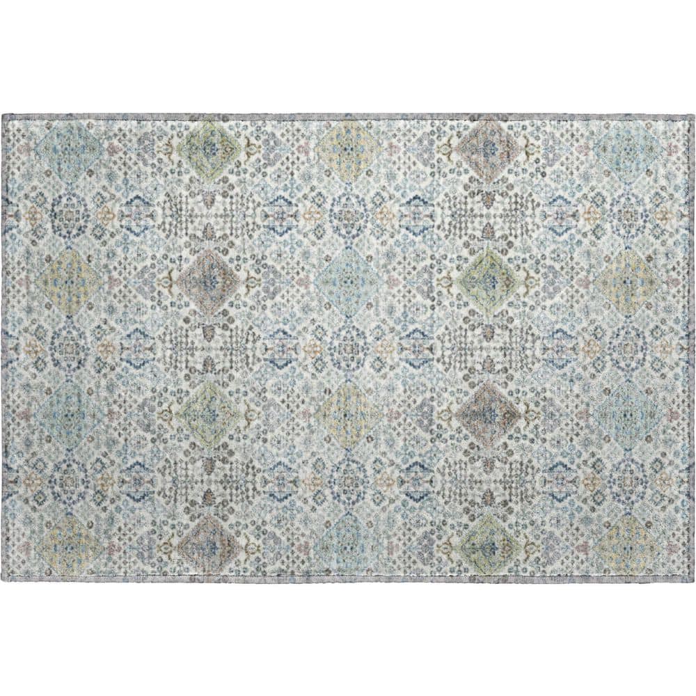 Mayfield Premium Machine Washable Abstract AMF2440 Ivory 2 ft. x 3 ft. Accent Rug price history on PriceWatchPro