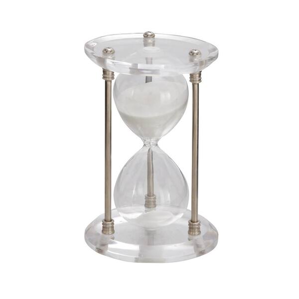 Novogratz Silver Glass Glam Timer