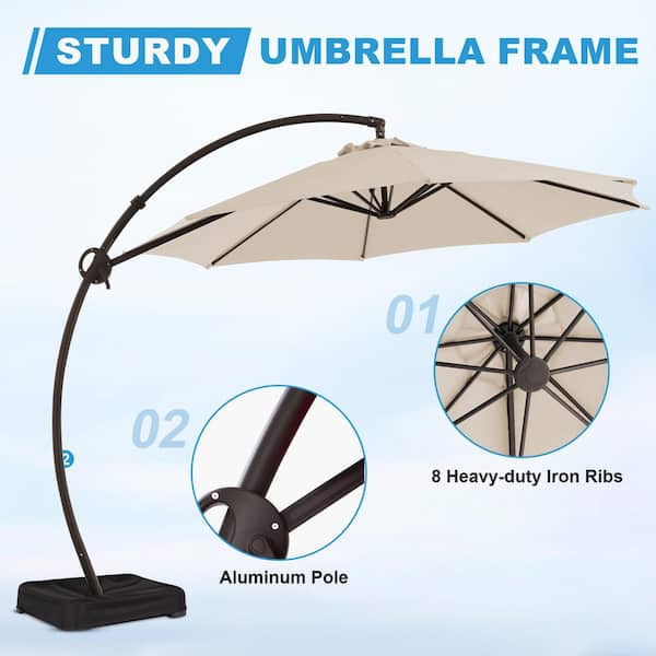 clearence sunbrella patio umbrellas Sunbrella Pagoda Umbrella with Push-Lift