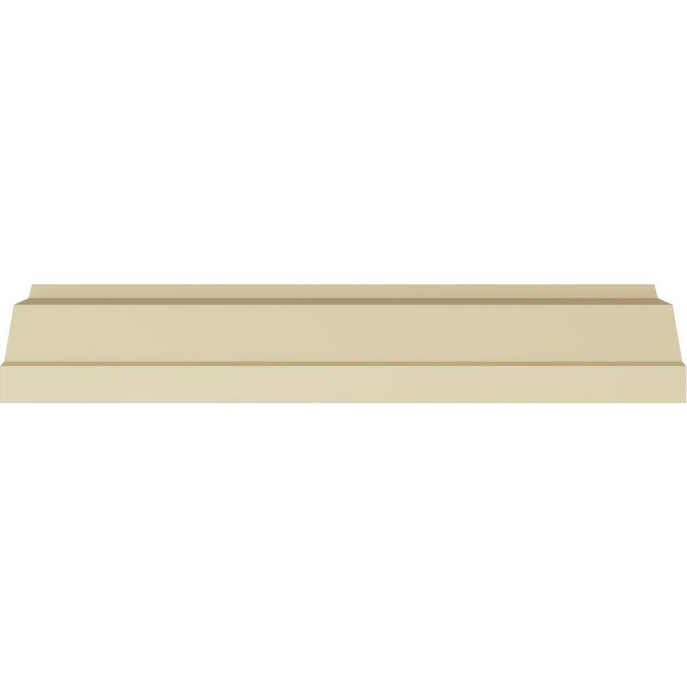 Ekena Millwork SAMPLE - Endurathane Colton Crown Moulding, 3 1/4"H x 3 1/8"P x 4 3/8"F x 12"L, (4 5/8" Repeat)