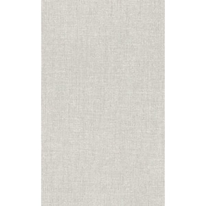 Grey Plain Textured Metallic-Shelf Liner Non-Pasted Non-Woven Wallpaper (57 sq. ft.) Double Roll