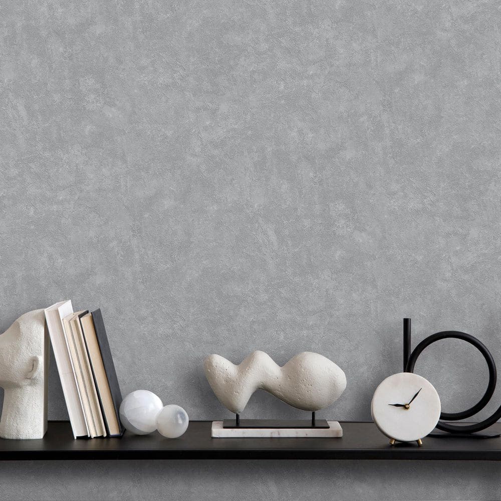 Faux Waxed Texture Dark Gray Wallpaper price history on PriceWatchPro