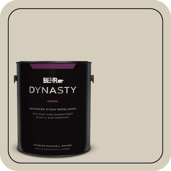 BEHR DYNASTY 1 gal. #780C-3 Ocean Pearl Eggshell Enamel Interior Stain-Blocking Paint & Primer
