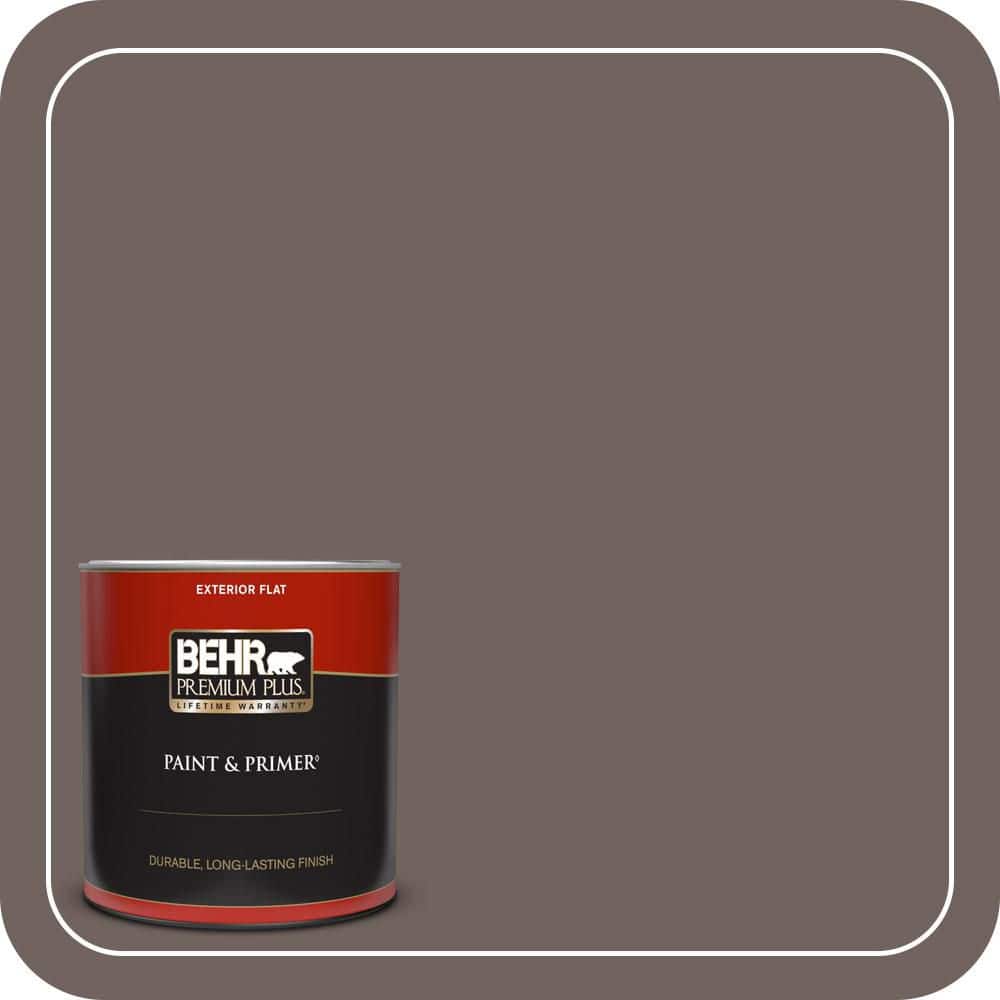 1 qt. #N140-6 Wright Brown Flat Exterior Paint & Primer price history on PriceWatchPro