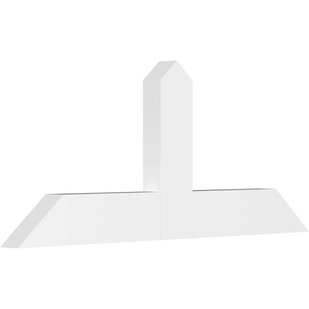 36 in. W x 15 in. H x 2 in. D x 4 in. F, 10/12 Pitch, Portland Signature Urethane Gable Bracket, Primed Tan price history on PriceWatchPro
