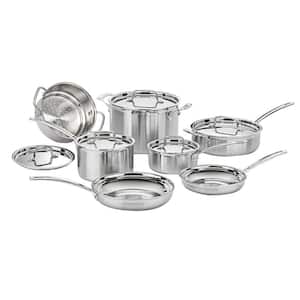 MultiClad Pro 12-Piece Stainless Steel Cookware Set