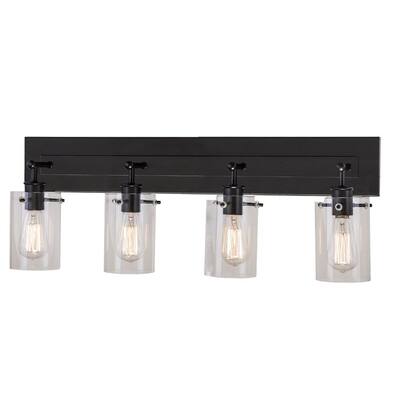 Black Vanity Lighting The Home Depot Black Vanity Lighting, 3 Bulb Vanity Light Black