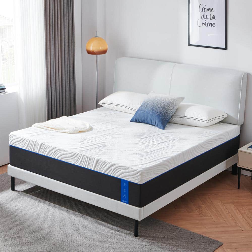 PICCHESS XIN XBXE Series Queen Medium Memory Foam 12 in. Bed-in-a-Box Mattress