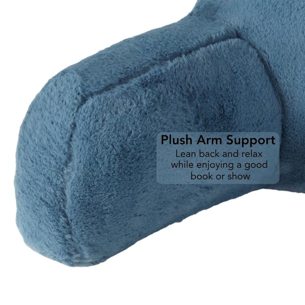 Greendale Home Fashions Faux Fur Kerry Blue 28 in. x 17 in. Bed