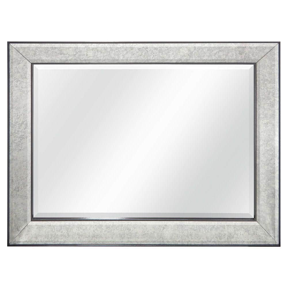 MCS Brighton 40 In. H X 30 In. W Framed Mirror In Pewter 85084 - The ...