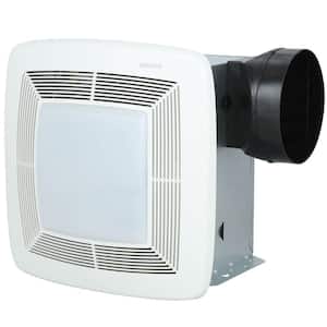 QT Series Very Quiet 80 CFM Ceiling Bathroom Exhaust Fan with Light, ENERGY STAR*