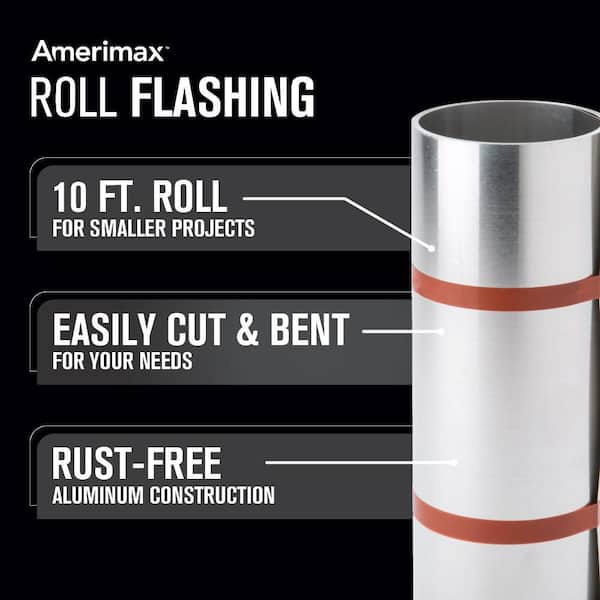 14 in. x 10 ft. Aluminum Roll Valley Flashing
