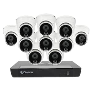 Master 4K, 16-Channel, 10 Dome Camera, Indoor/Outdoor PoE Wired 4K UHD 2TB HDD NVR Security Surveillance System